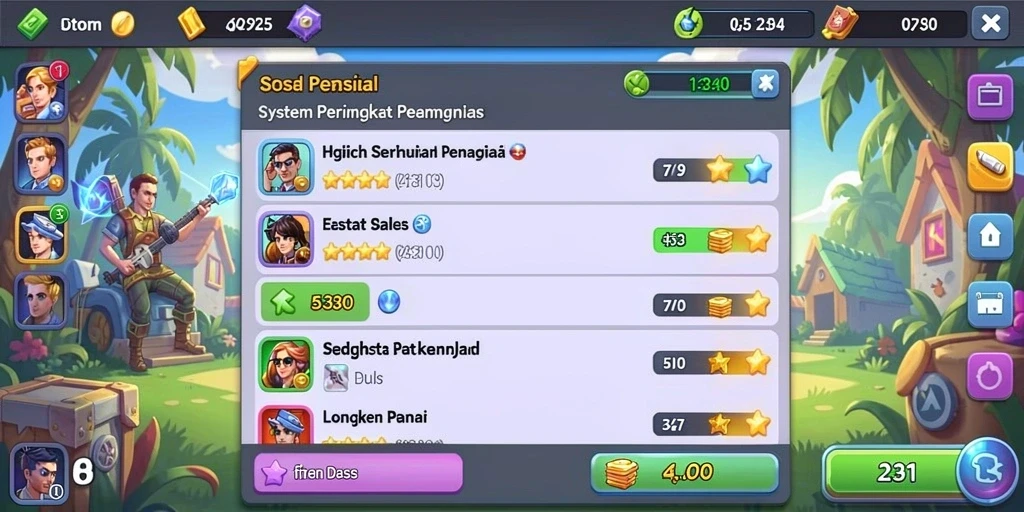 Tampilan antarmuka yang ramah pengguna.