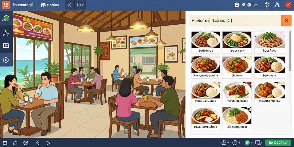 Tampilan antarmuka yang menarik dan user-friendly.